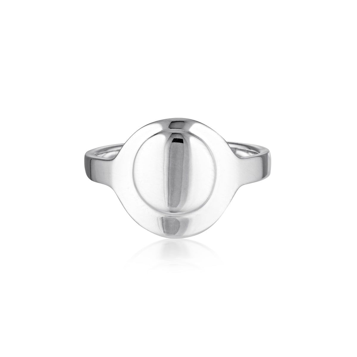 Inner Circle Signet Ring Sterling Silver