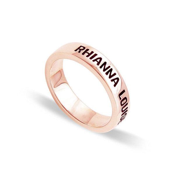 Love Band Ring - Rose Gold