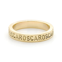 Narrow Love Band Ring - Yellow Gold