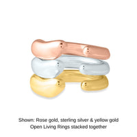 Open Living Ring - Yellow Gold