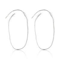 Oval Hoop Earrings