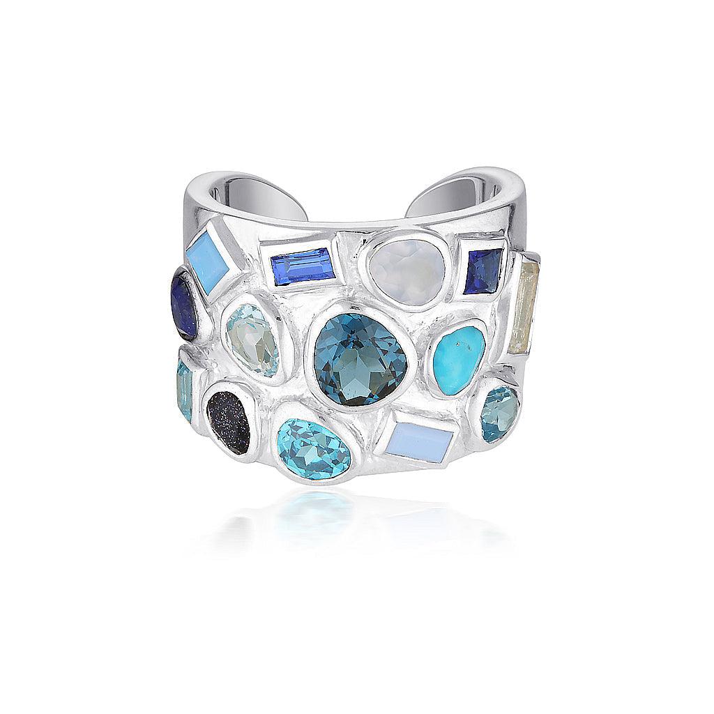 The Celebration Gemstone Ring - Blues