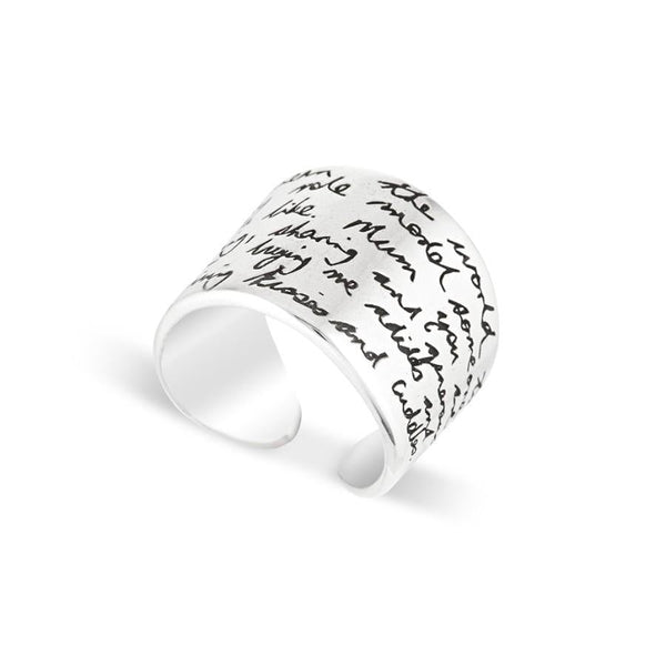 Uber Arc Sterling Silver Ring - For Him